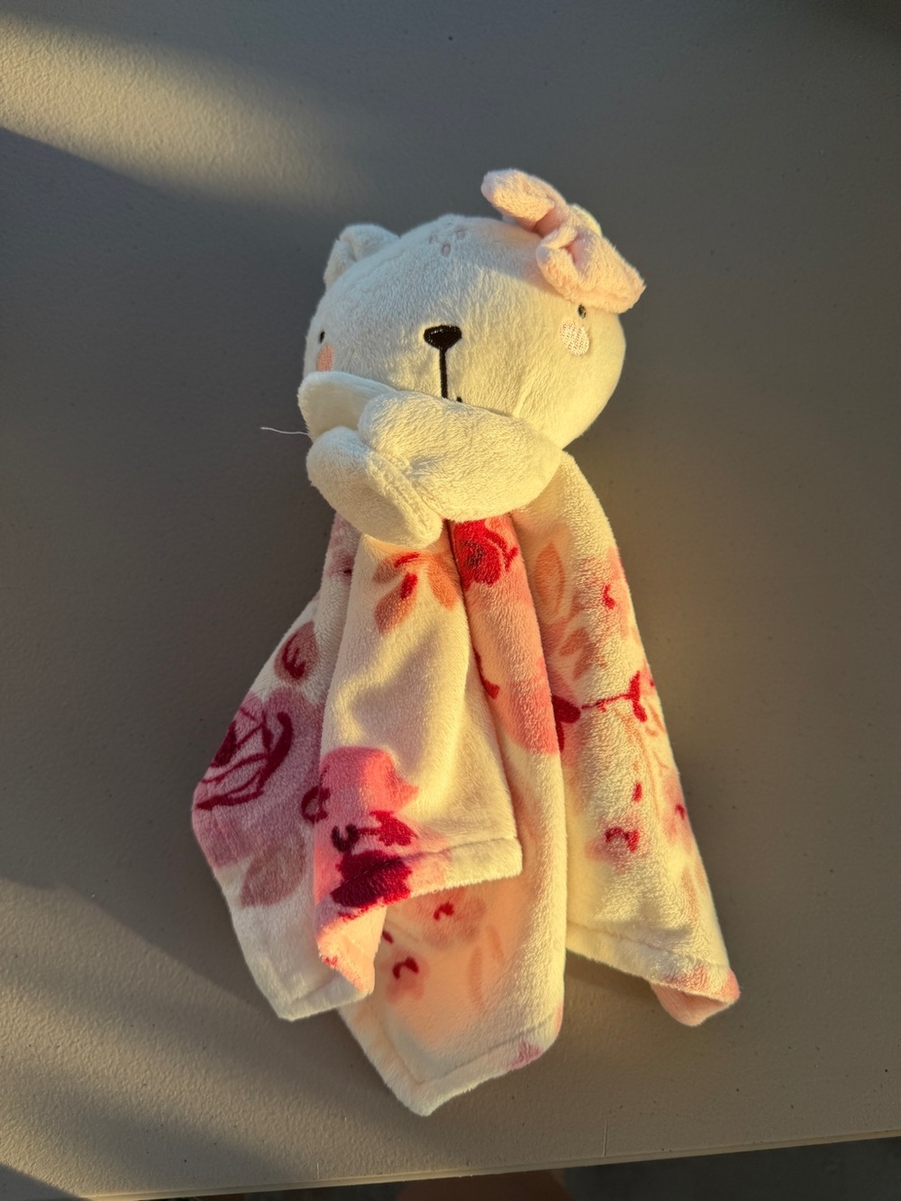 Gerber Pink Plush Lovey Blankie with Tag